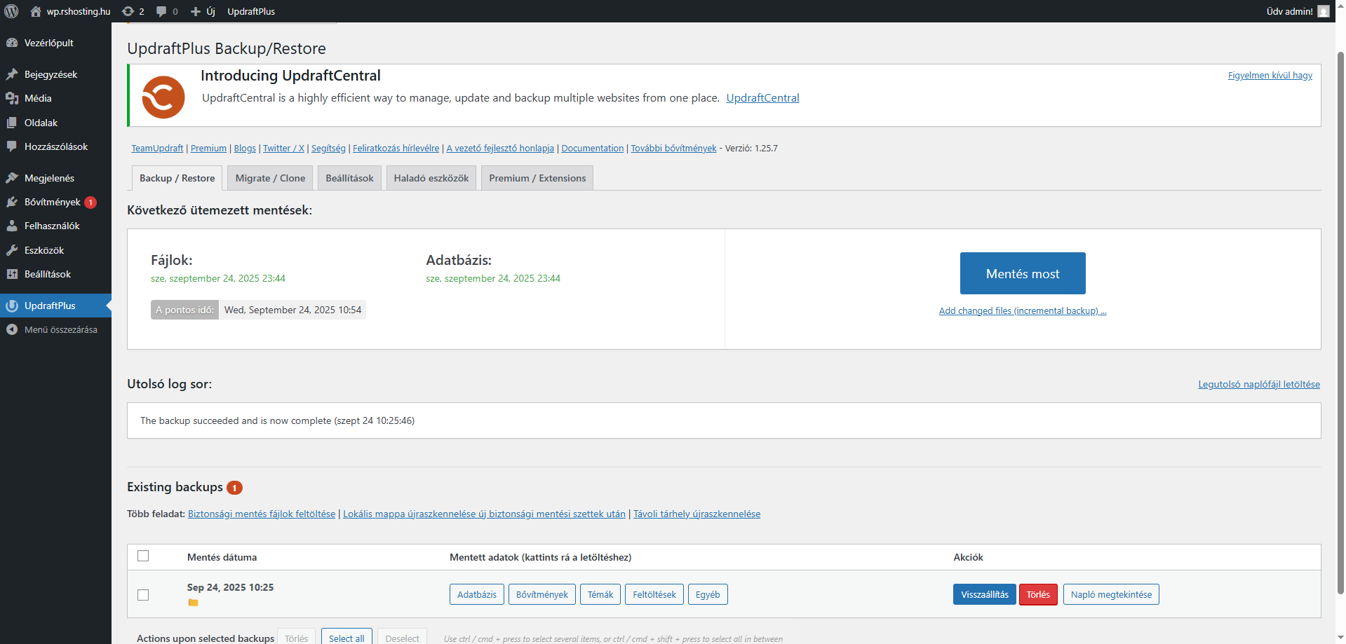 Hogyan mentsd le egyszerűen a WordPress-t S3 backupba?
